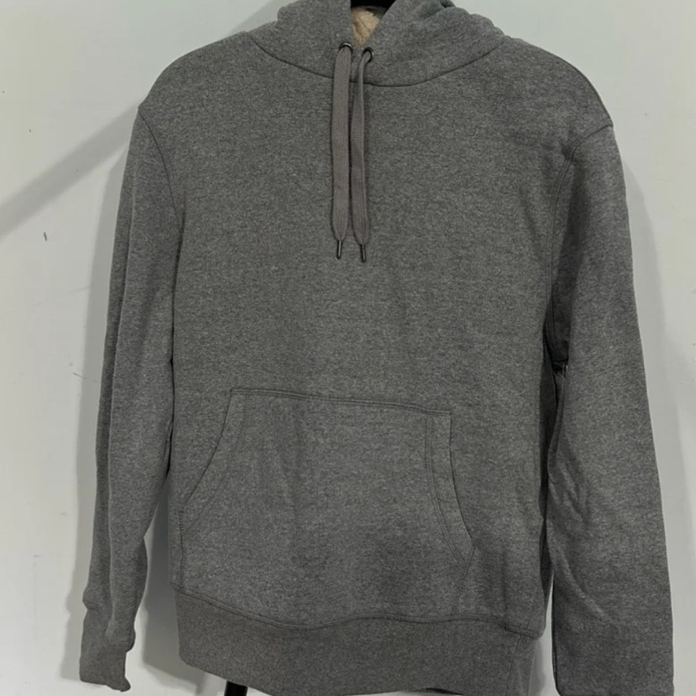 NWT Gray Hoodie with Sherpa Lining